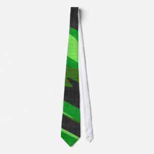 jungle green army camouflage textured tie