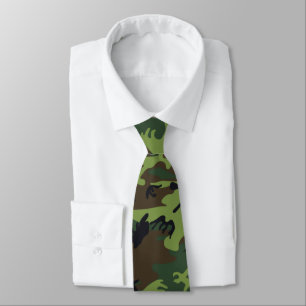 Jungle Green Camo Tie