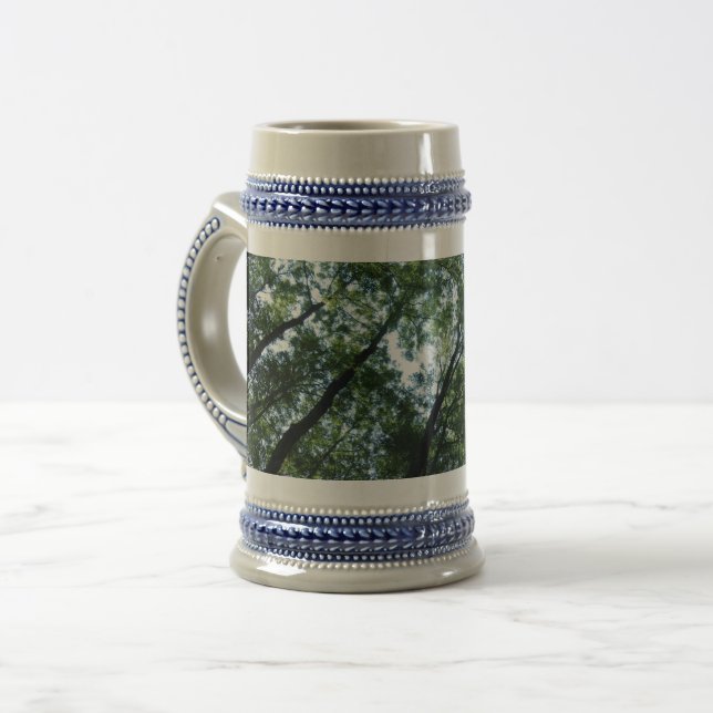 Jungle Grey /Blue 22 oz Stein (Front Left)