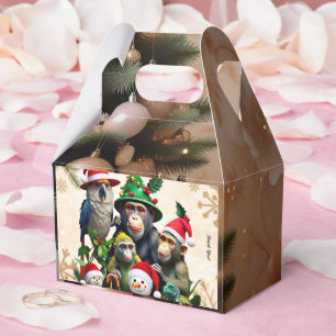 "Jungle Holiday Cheer" Favor Box