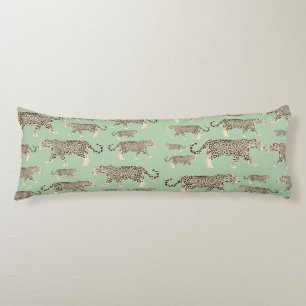 Jungle Jaguar Animal Pattern   Body Pillow