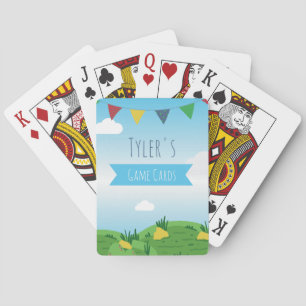 Jungle Kids Personalized Playing Cards