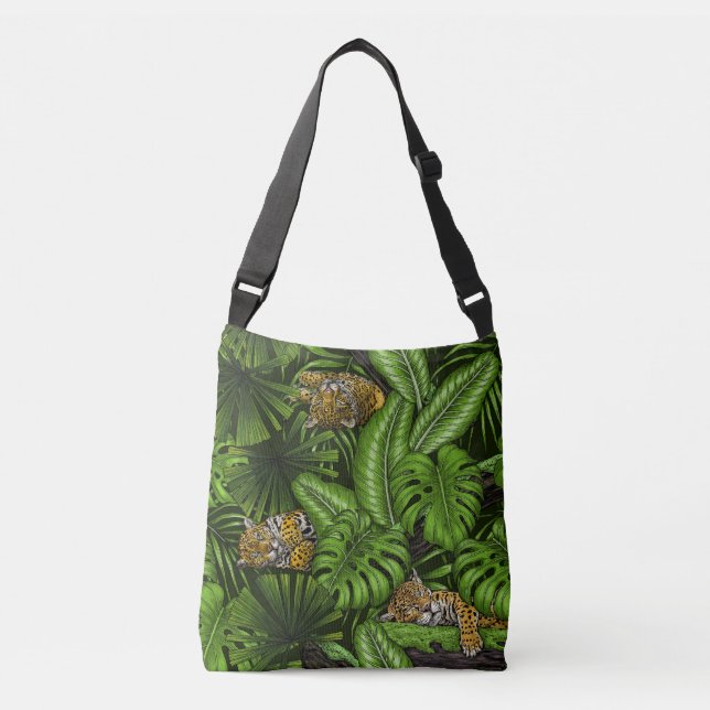 Jungle kitties crossbody bag (Front)