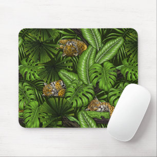 Jungle kitties mouse pad