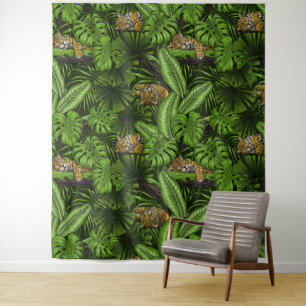 Jungle kitties tapestry