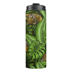 Jungle kitties thermal tumbler