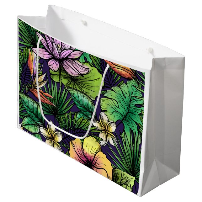 Jungle Large Gift Bag (Front Angled)