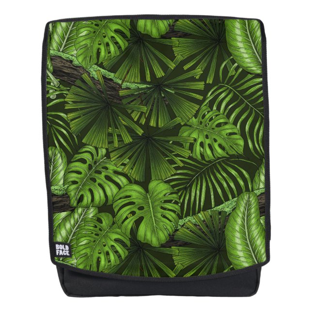 Jungle leaves backpack (Front)