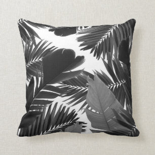 Jungle Leaves Finesse #6 #tropical #decor #art Throw Pillow
