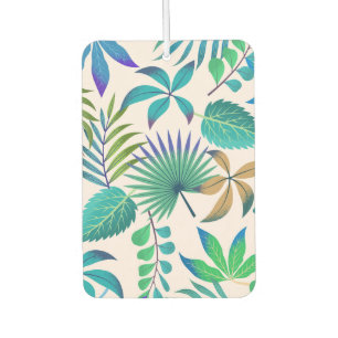 Jungle leaves seamless pattern air freshener