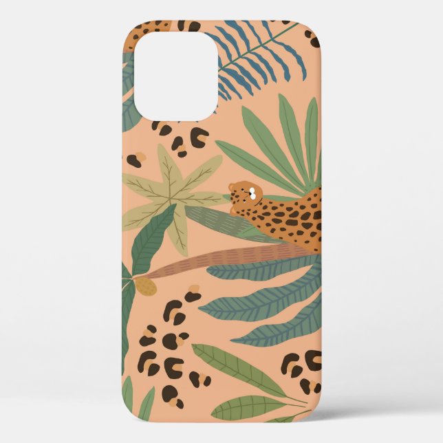 Jungle leopard print: animal seamless pattern. Case-Mate iPhone case (Back)