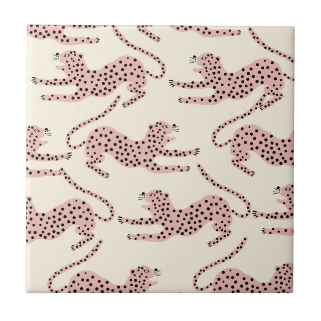 Jungle Leopard Tile (Front)