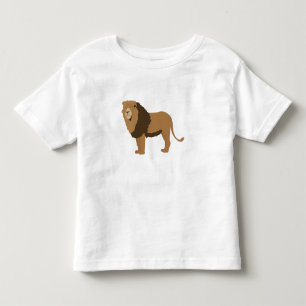 Jungle Lion Animal Illustration  Toddler T-shirt