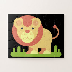 jungle lion puzzle