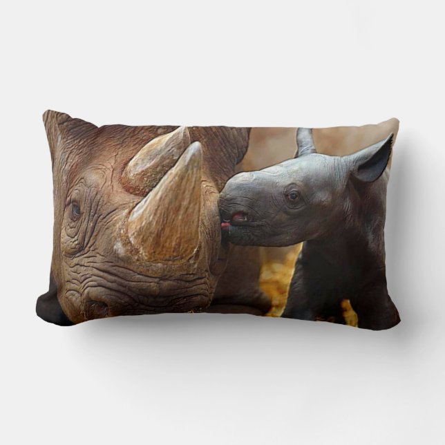 "Jungle Love" Lumbar Pillow (Front)