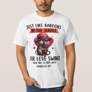 Jungle Love Swing - Cute Baboon Tee