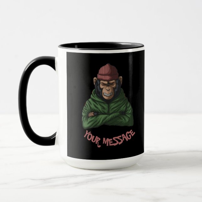 Jungle Monkey  Mug (Left)