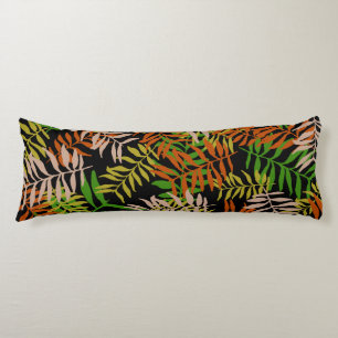 JUNGLE NATURE LEAVES  BODY PILLOW