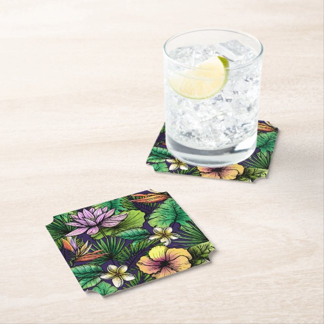 Jungle Paper Coaster (Insitu)