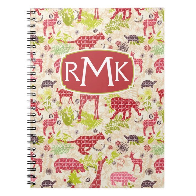 Jungle paradise | Monogram Notebook (Front)