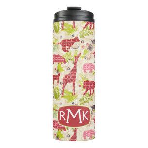 Jungle paradise   Monogram Thermal Tumbler