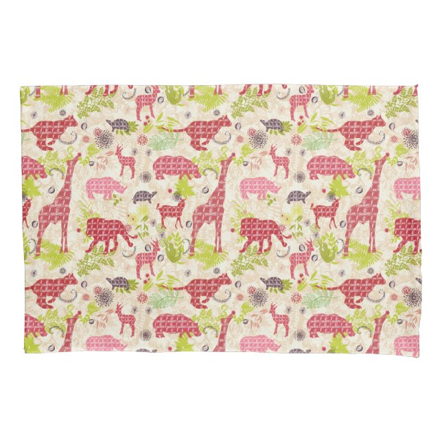 Jungle paradise pillowcase (Front-Left)