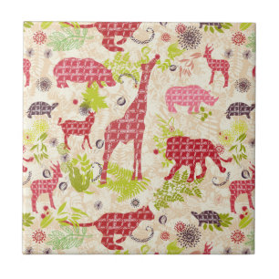 Jungle paradise tile