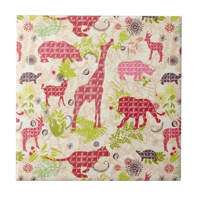 Jungle paradise tile (Front)