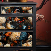 Jungle Parrots Elegant Vintage Victorian Boho