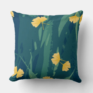 Jungle Pattern Throw Pillow