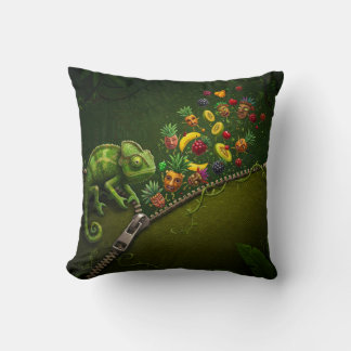 Jungle Peel Throw Pillow
