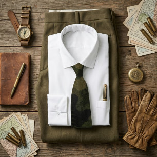 Jungle Phantom Tactical Camouflage Pattern Tie