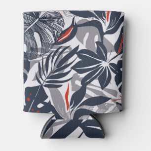 Jungle Plants: Floral Organic Seamless Can Cooler