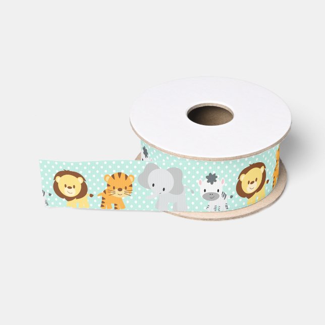 Jungle Ribbon Grosgrain Ribbon (Spool)