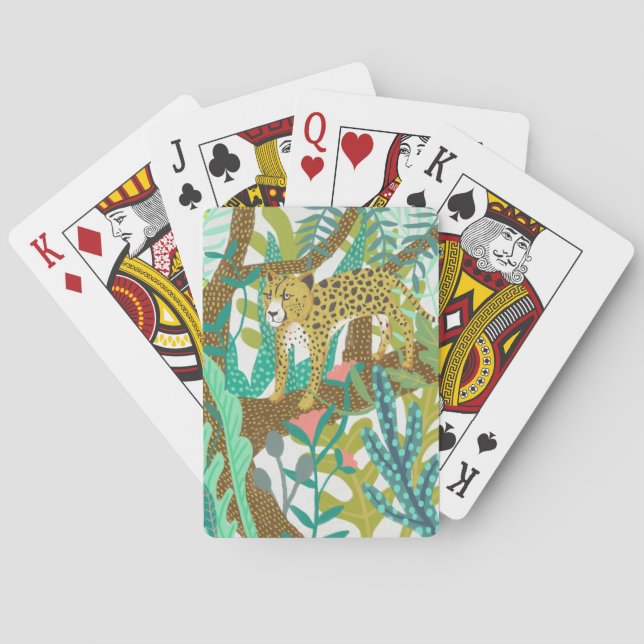 Jungle Roar - Cheetah Playing Cards (Back)