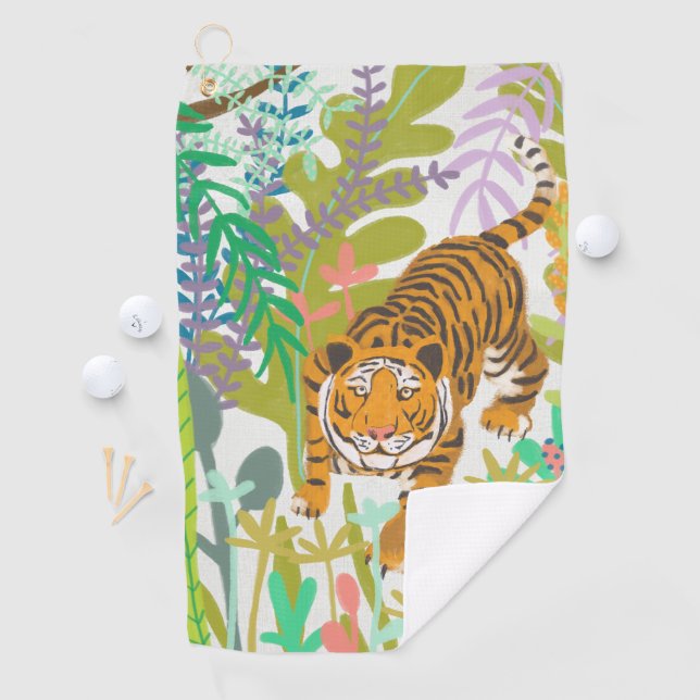 Jungle Roar - Tiger Golf Towel (InSitu)