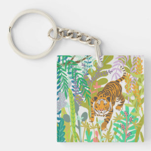Jungle Roar - Tiger Keychain