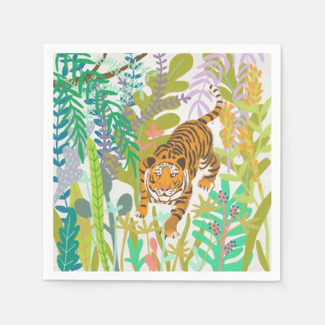 Jungle Roar - Tiger Napkin (Front)