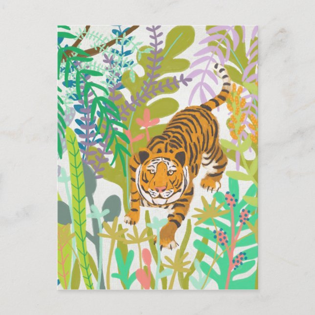 Jungle Roar - Tiger Postcard (Front)
