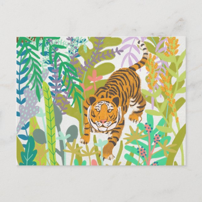 Jungle Roar - Tiger Postcard (Front)