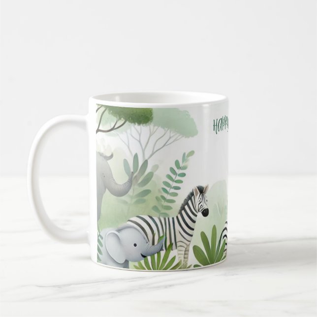 Jungle Safari Adventure : Mug pour enfants (Gauche)