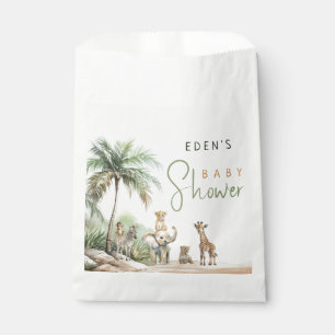 Jungle Safari Animals Baby Shower Favour Bag