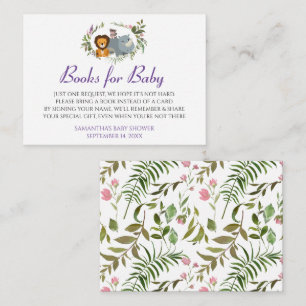 Jungle Safari Apportez un Baby shower de carte de 