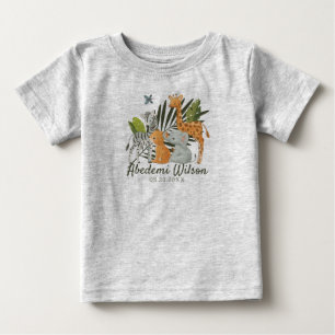 Jungle Safari Baby shower baby t-shirt