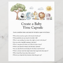 Jungle Safari Baby Shower Games