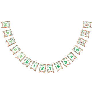 Jungle Safari Party Bunting Flags
