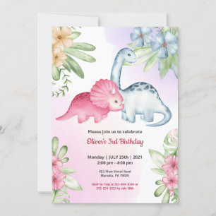 Jungle Safari theme  Birthday  Invitation