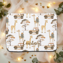 Jungle Safari with Giraffes Nursery Pattern 