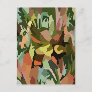 Jungle Scrabble Postcard