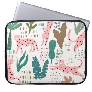 Jungle seamless pattern laptop sleeve